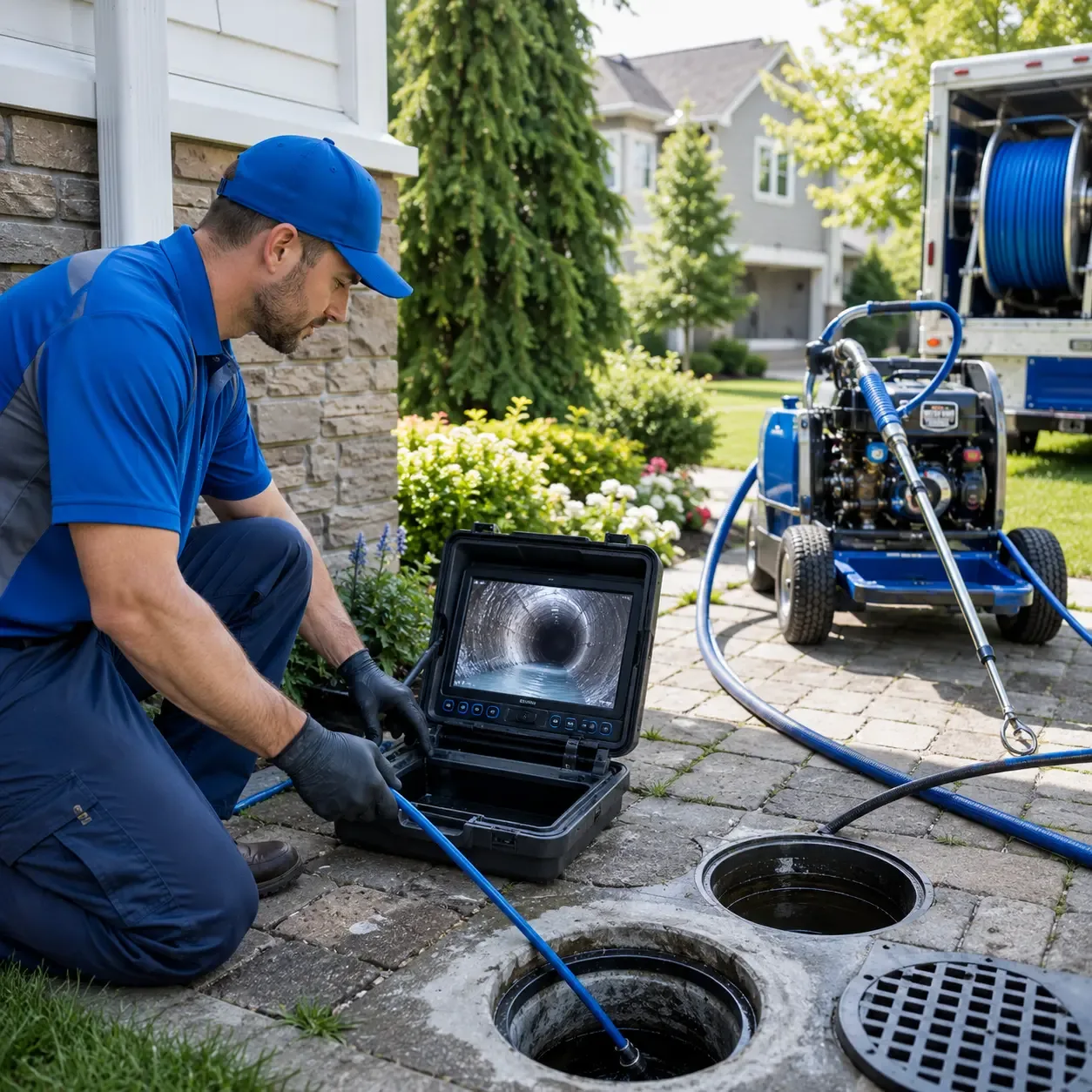 Outdoor drain cleaning professionals serving Fairview Heights, IL